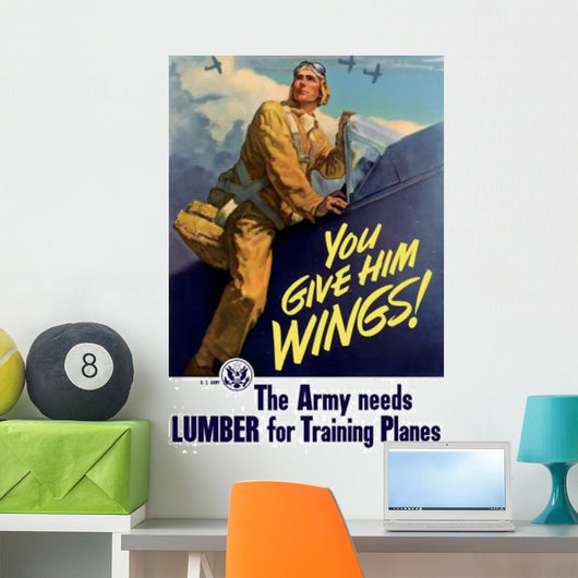 Vintage World War Ii Wall Decal Design 65