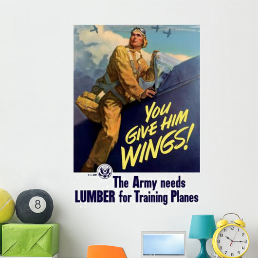 Vintage World War Ii Wall Decal Design 65