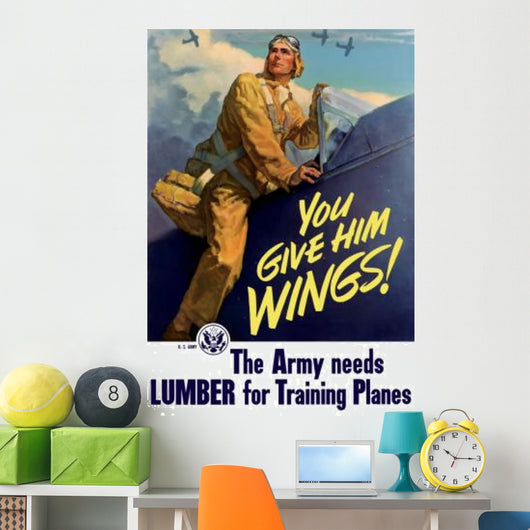 Vintage World War Ii Wall Decal Design 65