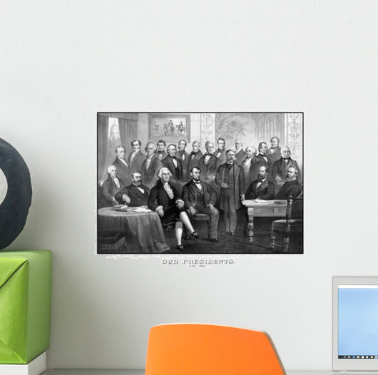 Vintage Print First Twenty-one Wall Decal