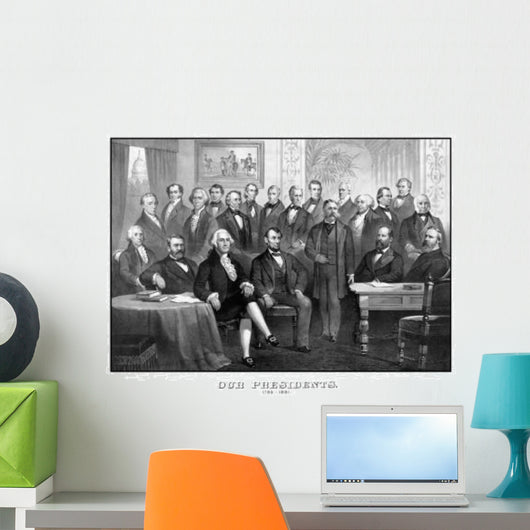 Vintage Print First Twenty-one Wall Decal