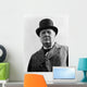 Digitally Restored Vector Portrait Wall Decal Design 2