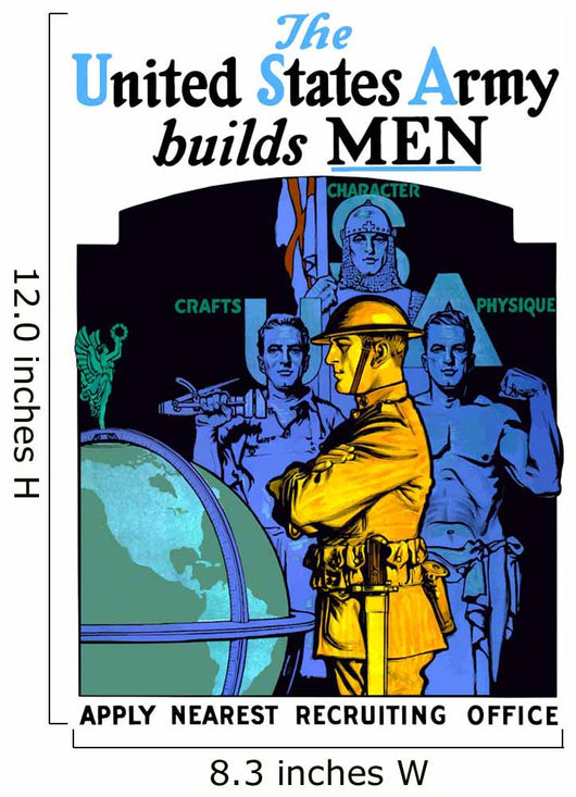 Vintage World War I Wall Decal Design 39