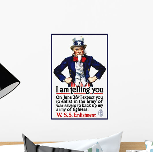 World War I Poster Wall Decal Design 10