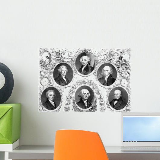 Vintage American History Print Wall Decal Design 22