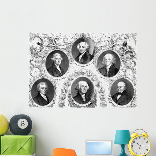 Vintage American History Print Wall Decal Design 22