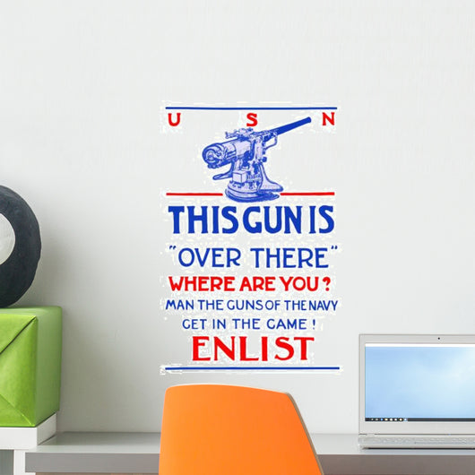 Vintage World War I Wall Decal Design 35