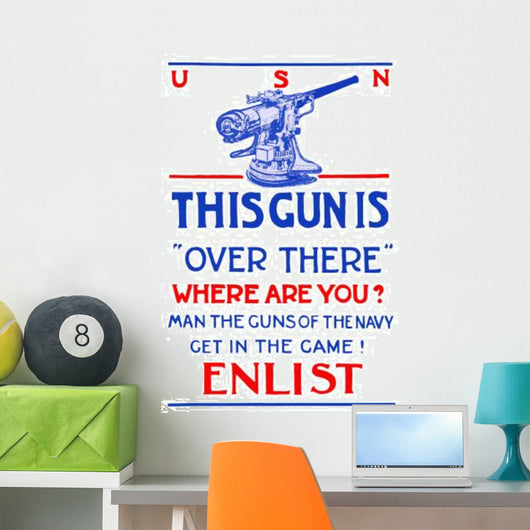 Vintage World War I Wall Decal Design 35