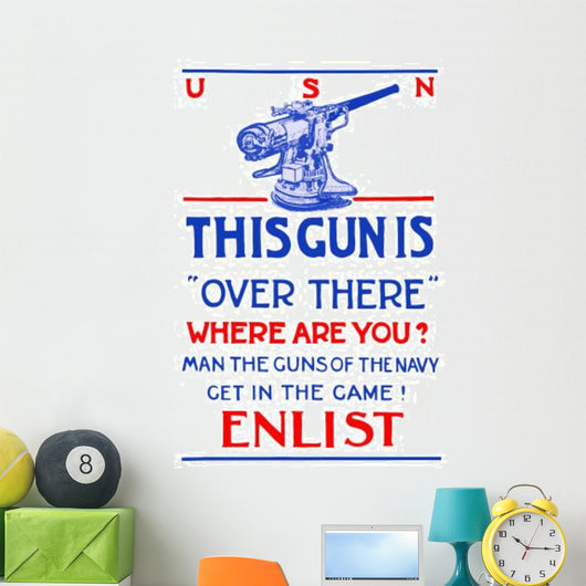 Vintage World War I Wall Decal Design 35