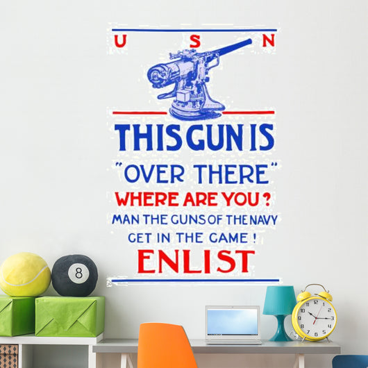 Vintage World War I Wall Decal Design 35