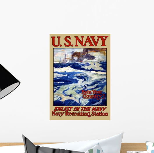 Vintage World War I Wall Decal Design 30