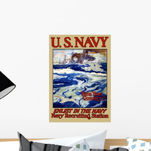 Vintage World War I Wall Decal Design 30