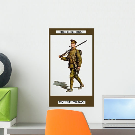Vintage World War I Wall Decal Design 29