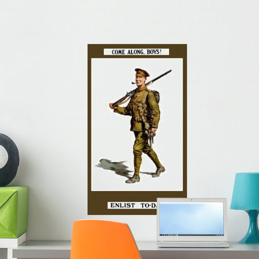 Vintage World War I Wall Decal Design 29