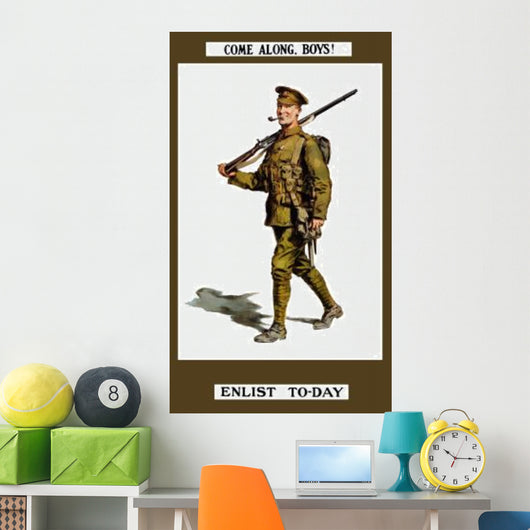 Vintage World War I Wall Decal Design 29