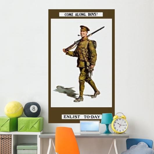 Vintage World War I Wall Decal Design 29