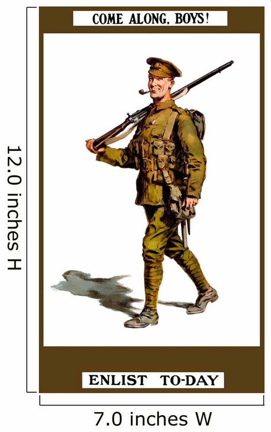 Vintage World War I Wall Decal Design 29