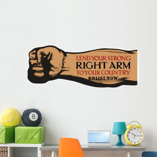 Vintage World War I Wall Decal Design 28