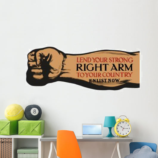 Vintage World War I Wall Decal Design 28