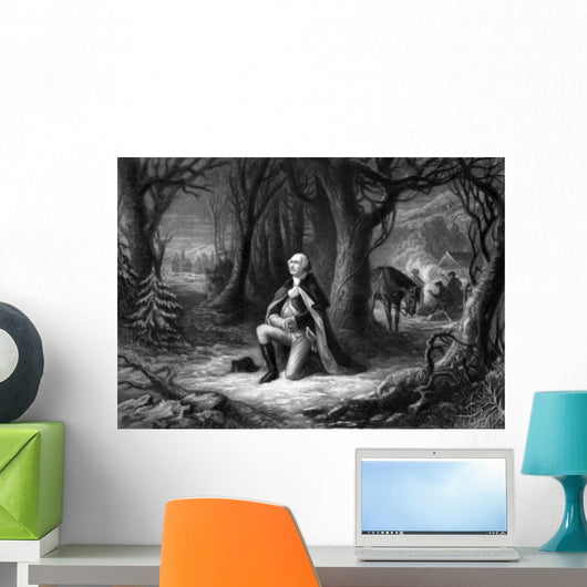 Vintage Revolutionary War Print Wall Decal Design 2
