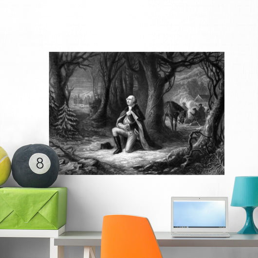 Vintage Revolutionary War Print Wall Decal Design 2
