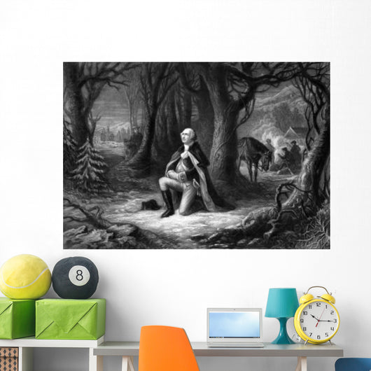 Vintage Revolutionary War Print Wall Decal Design 2