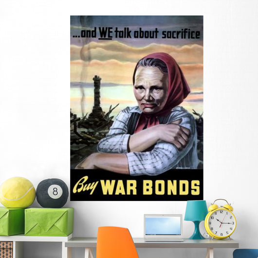 Vintage World War Ii Wall Decal Design 56