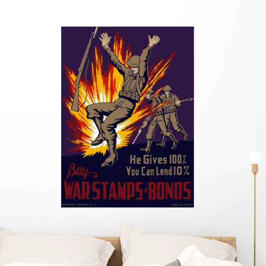 Vintage World War Ii Wall Decal Design 55