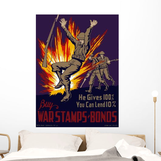 Vintage World War Ii Wall Decal Design 55