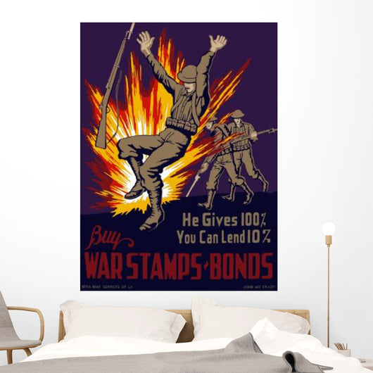 Vintage World War Ii Wall Decal Design 55