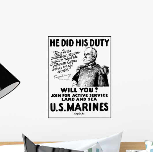 Vintage World War One Wall Decal Design 22