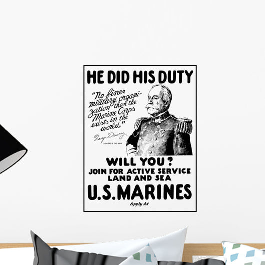 Vintage World War One Wall Decal Design 22