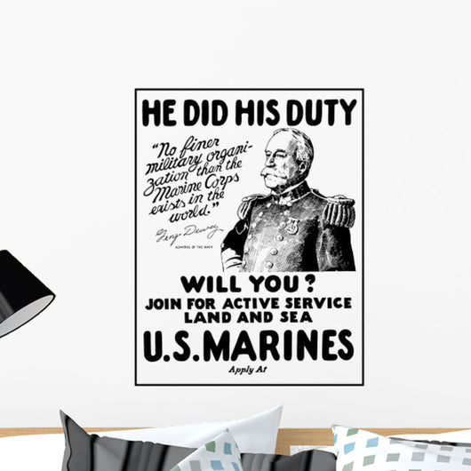 Vintage World War One Wall Decal Design 22