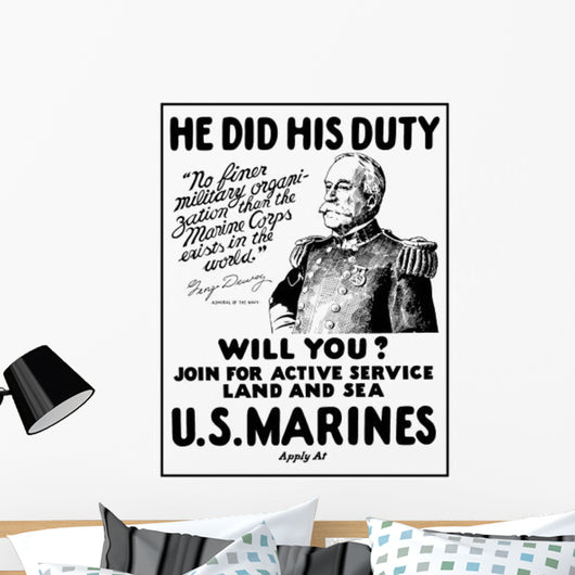 Vintage World War One Wall Decal Design 22