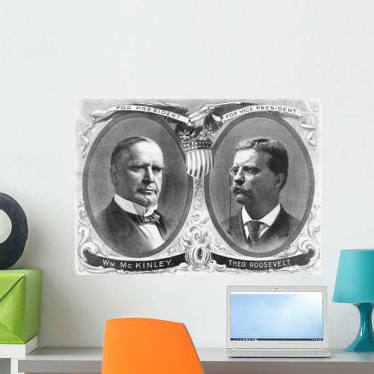 Vintage Presidential Election Poster Wall Decal