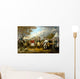 Revolutionary War Painting Showing Wall Decal