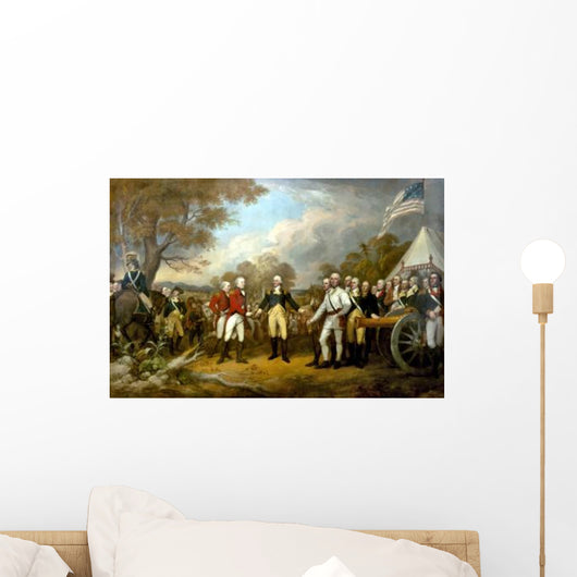 Revolutionary War Painting Showing Wall Decal