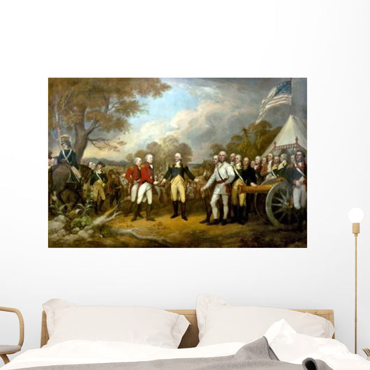 Revolutionary War Painting Showing Wall Decal