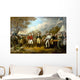 Revolutionary War Painting Showing Wall Decal