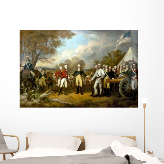 Revolutionary War Painting Showing Wall Decal