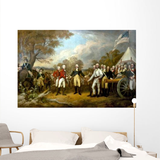 Revolutionary War Painting Showing Wall Decal