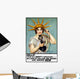 Statue Liberty Talking Telephone Wall Decal