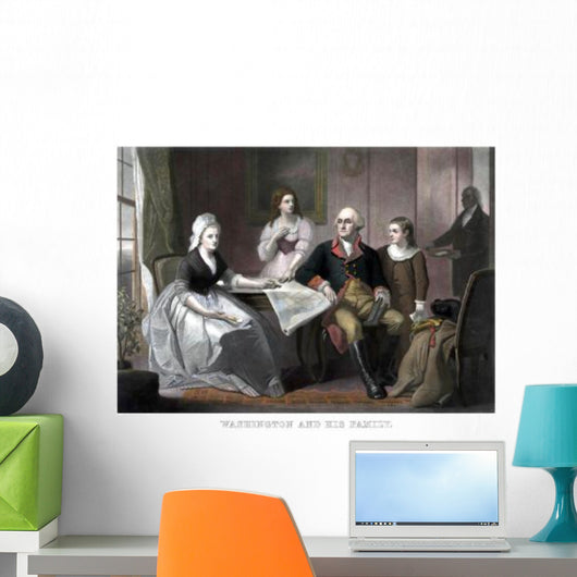 Vintage American History Print Wall Decal Design 18