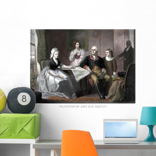 Vintage American History Print Wall Decal Design 18