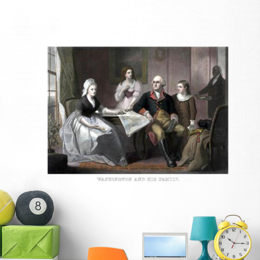 Vintage American History Print Wall Decal Design 18