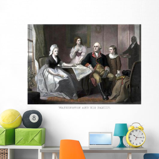 Vintage American History Print Wall Decal Design 18
