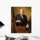 Vintage Painting President Dwight Wall Decal