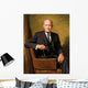 Vintage Painting President Dwight Wall Decal