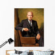 Vintage Painting President Dwight Wall Decal