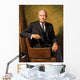Vintage Painting President Dwight Wall Decal